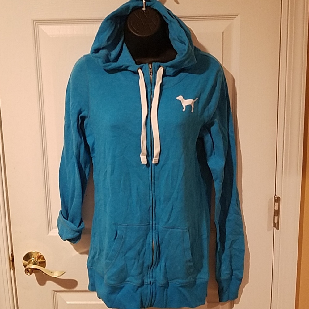 VS PINK Blue Hoodie